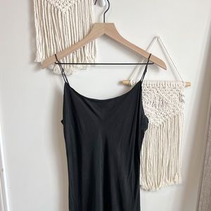 J Crew cupro-blend slip dress